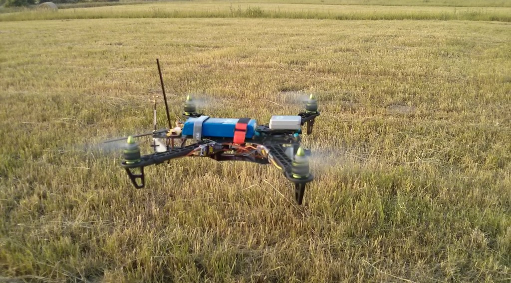 Reptile 500 frame quadcopter in flight