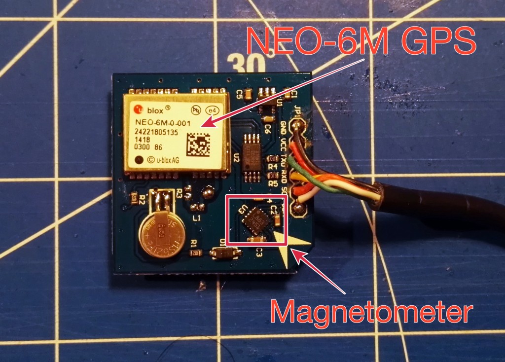 u-blox NEO-6M with HMC5883L compass