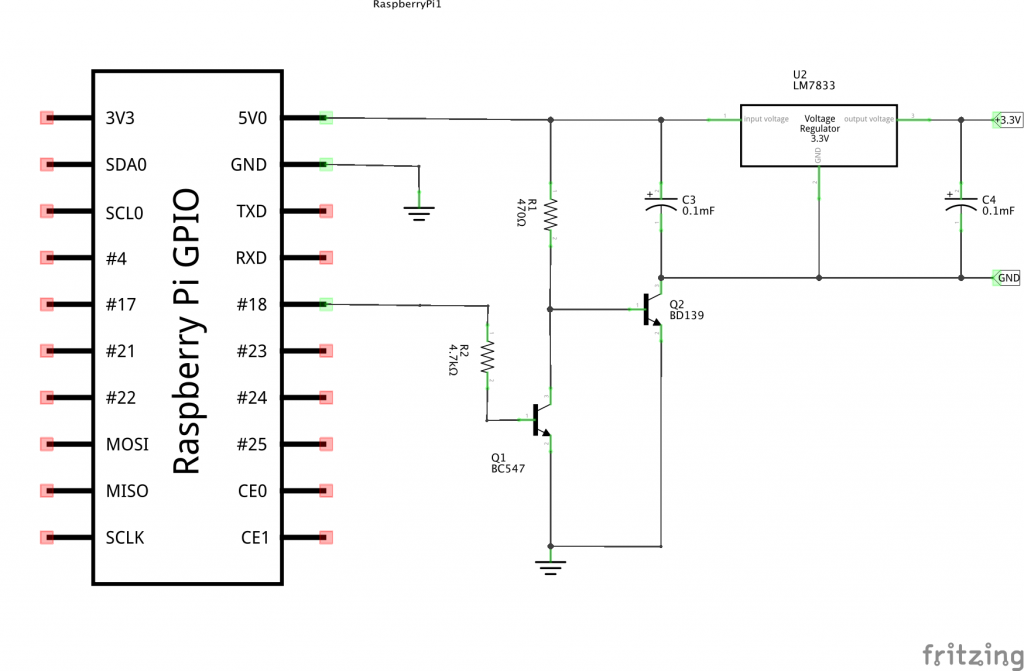 Raspberry Pi power cutter