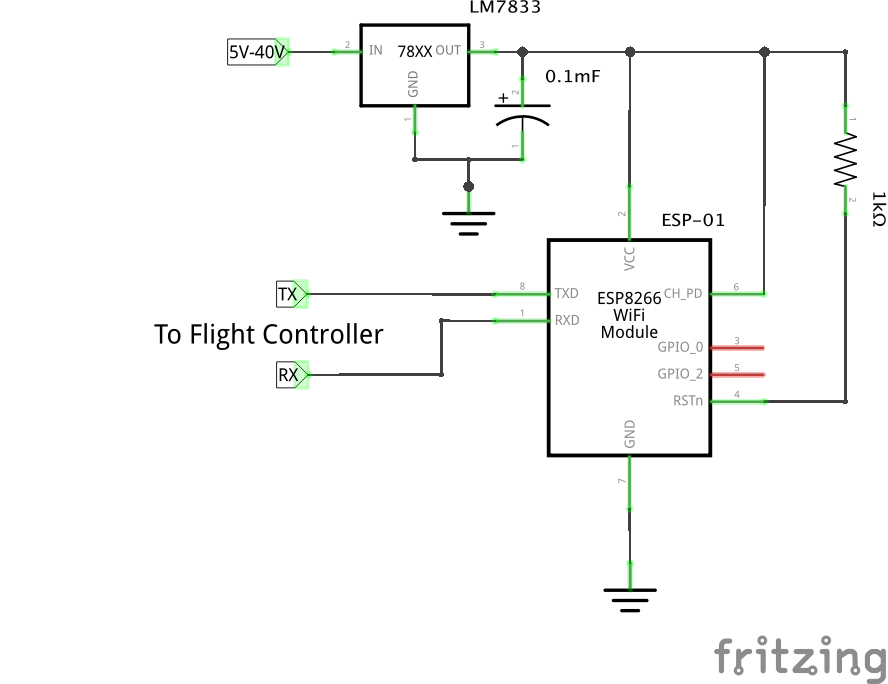 ESP8266 Cleanflight WiFi bridge