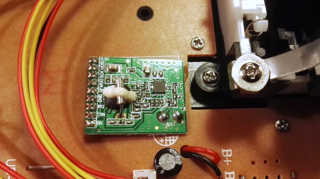 Original antenna removed