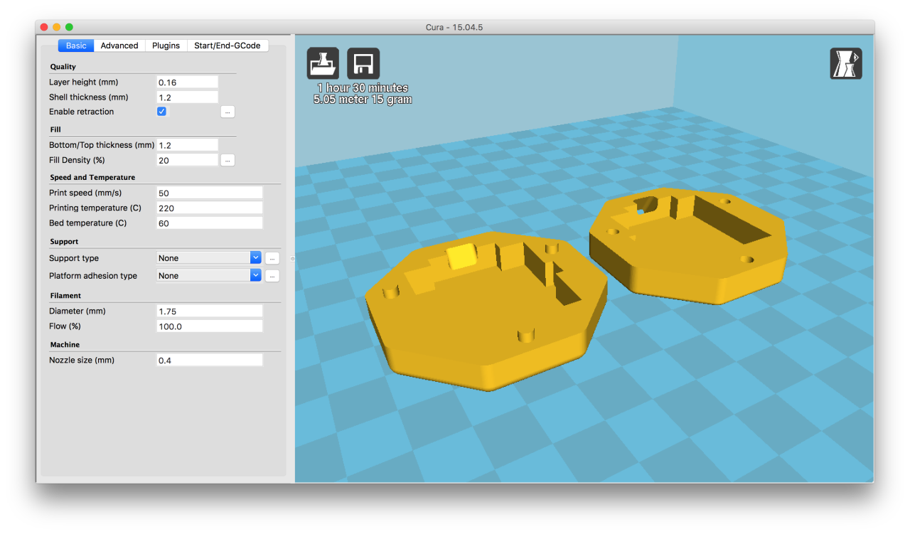 Beitian BN-880 Case in Cura
