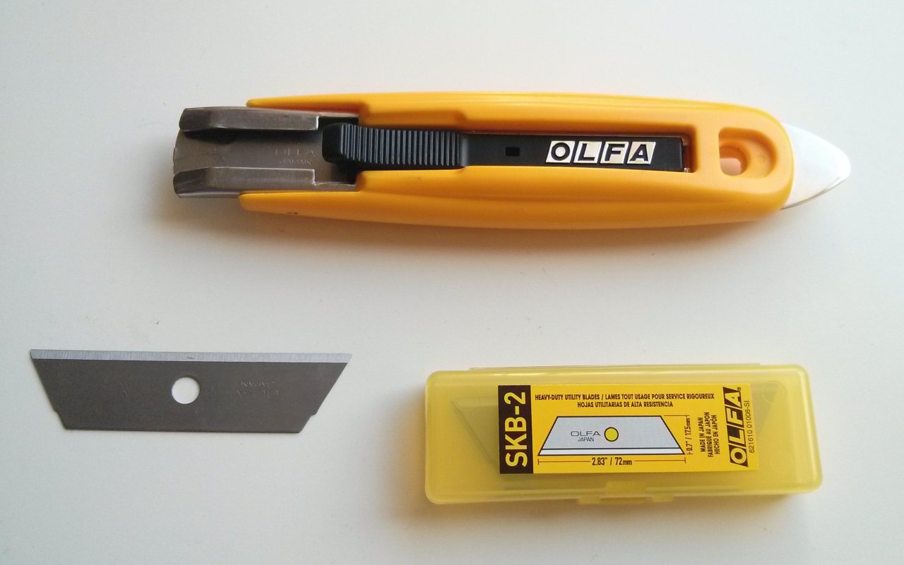 olfa knives SK-9 and SKB-2