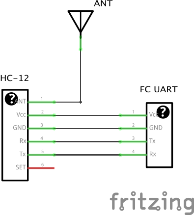 HC-12 telemetry flight part