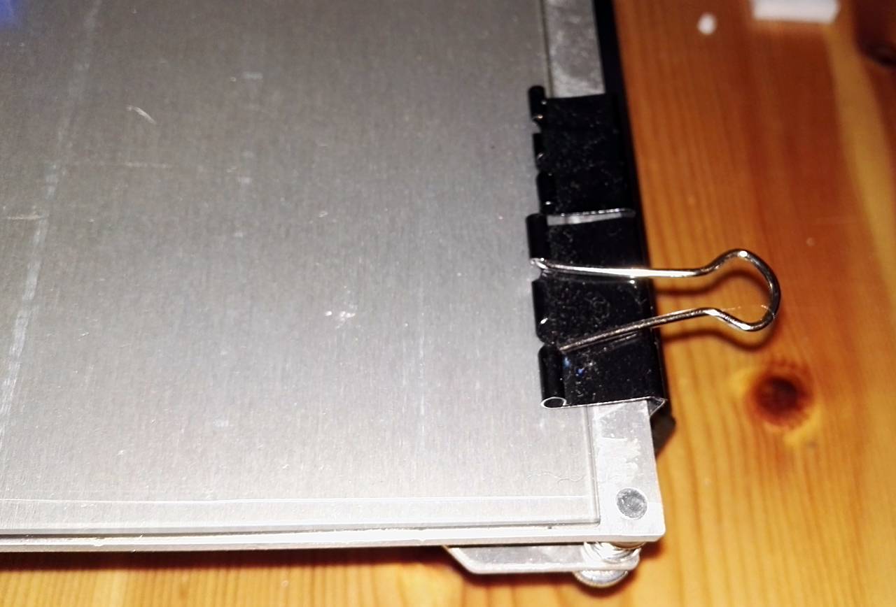 borosilicate glass on heated bed