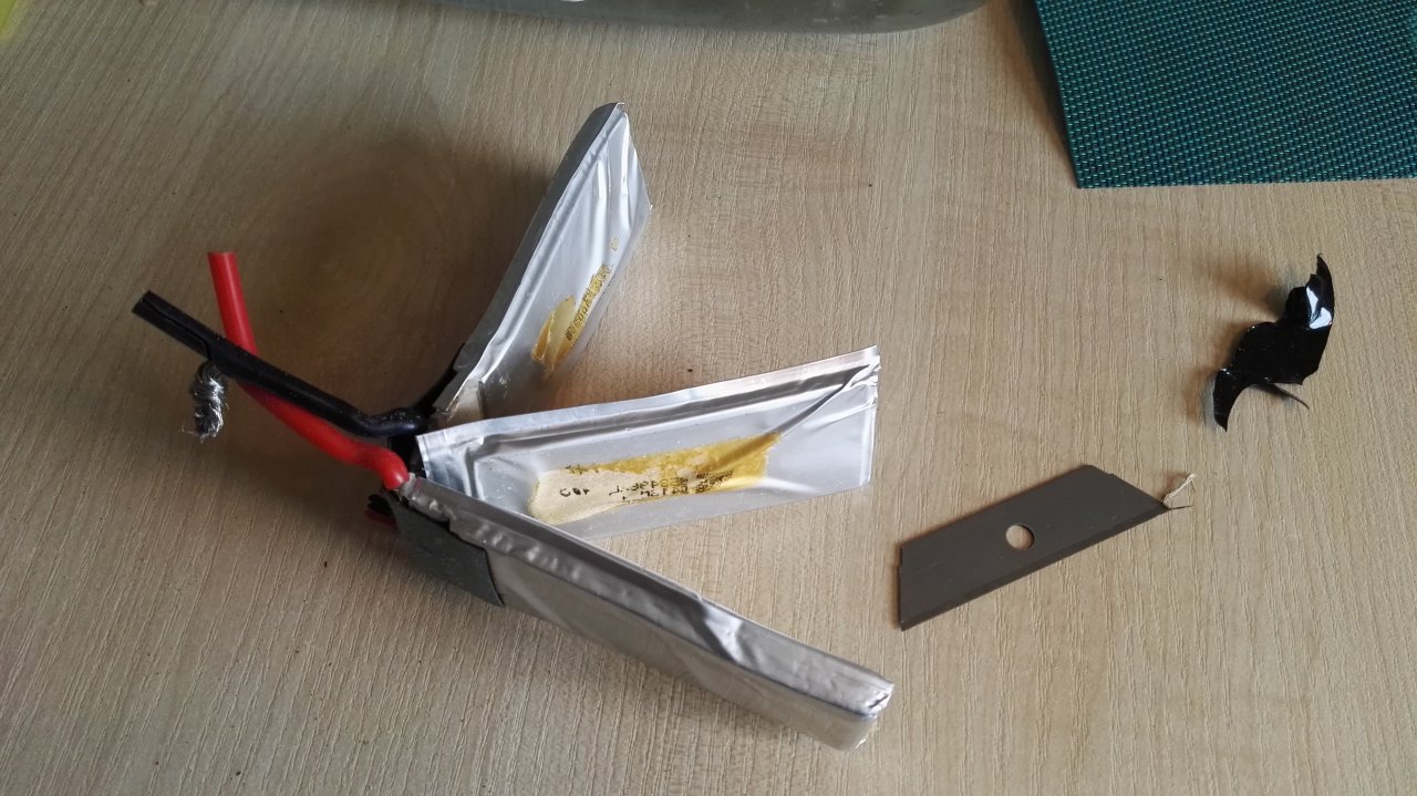 LiPo cells separated
