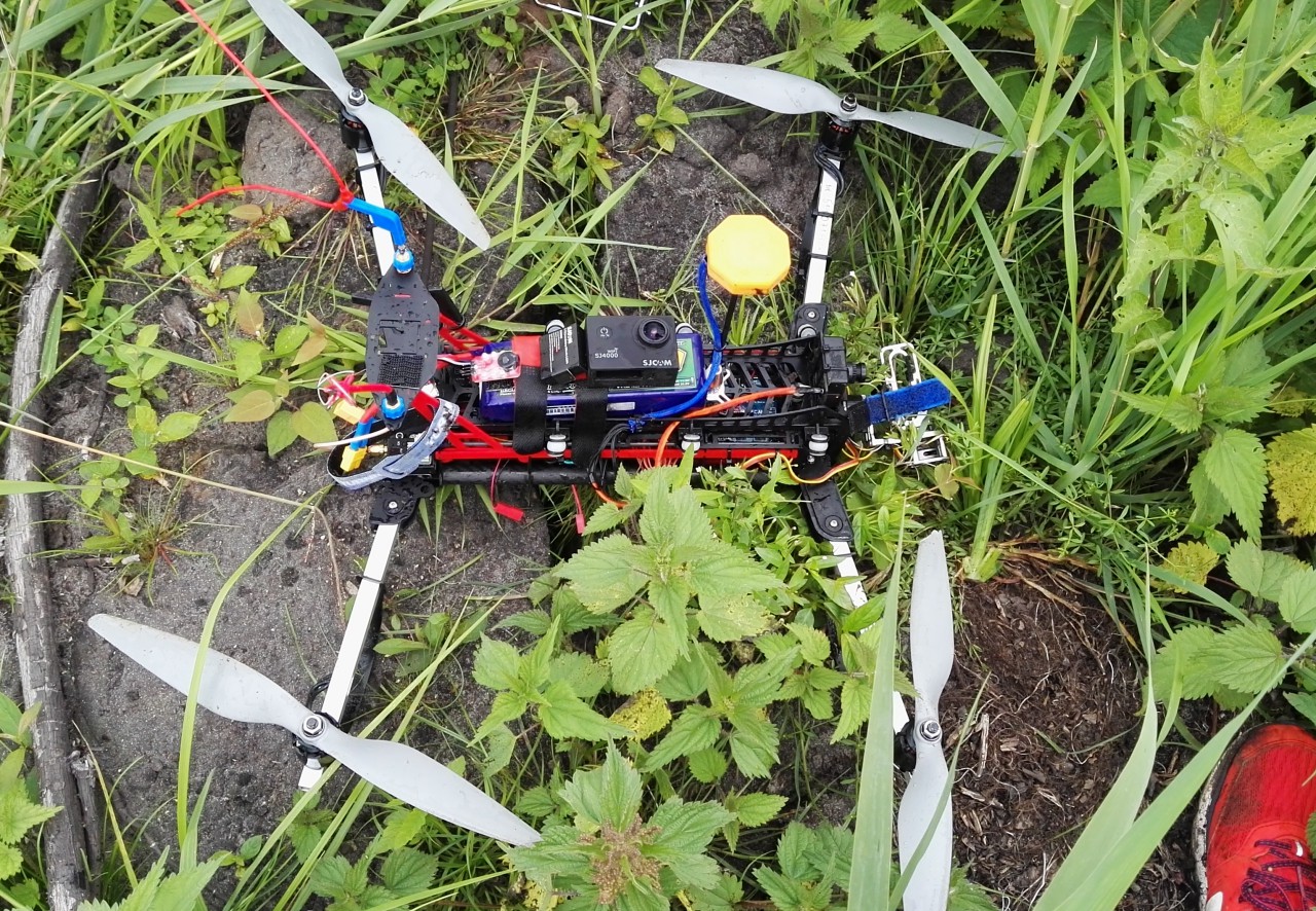 drone removed from water