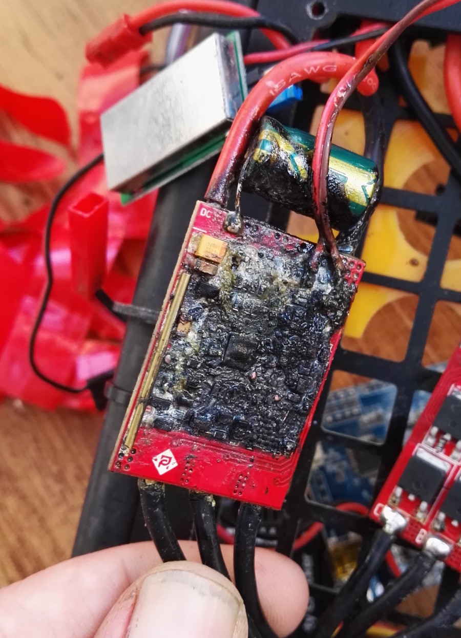 emax 30A ESC SimonK on fire