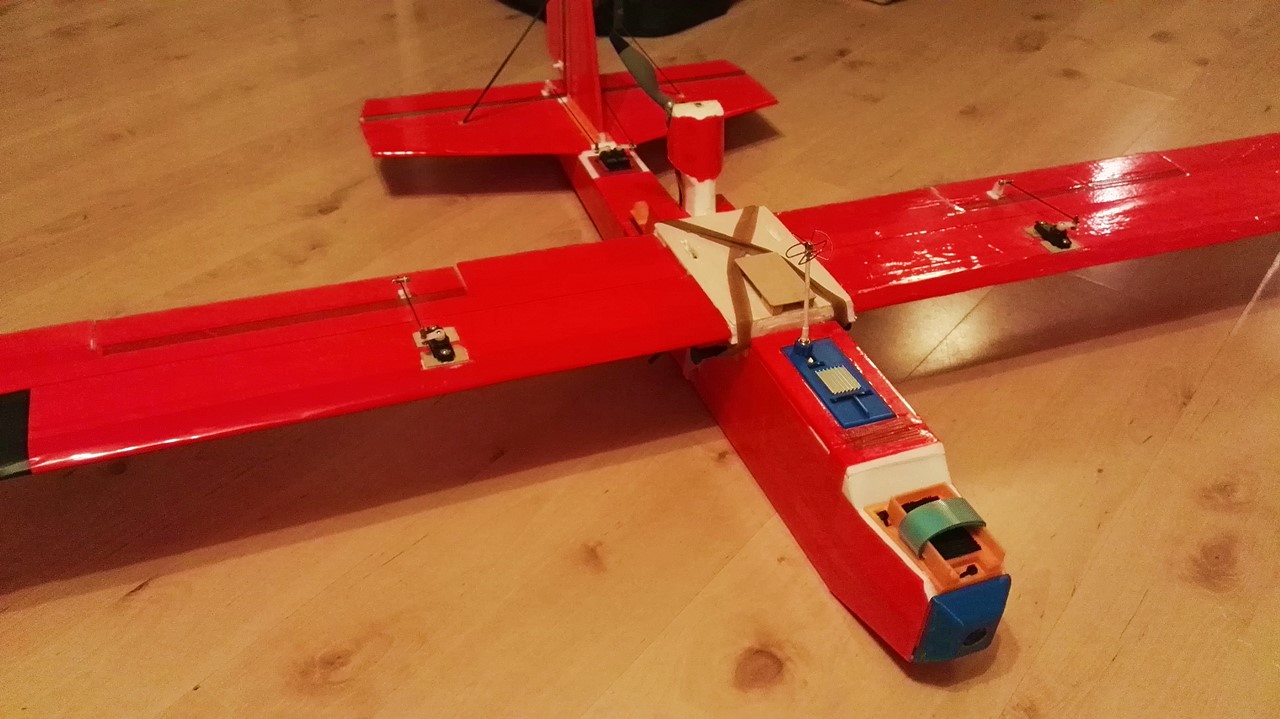 marabou stork depron airplane