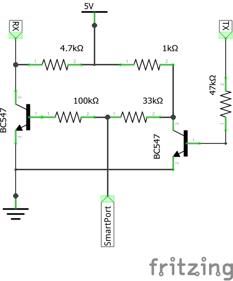 FrSky SmartPort S.Port hardware inverter for F1/F4 flight controllers