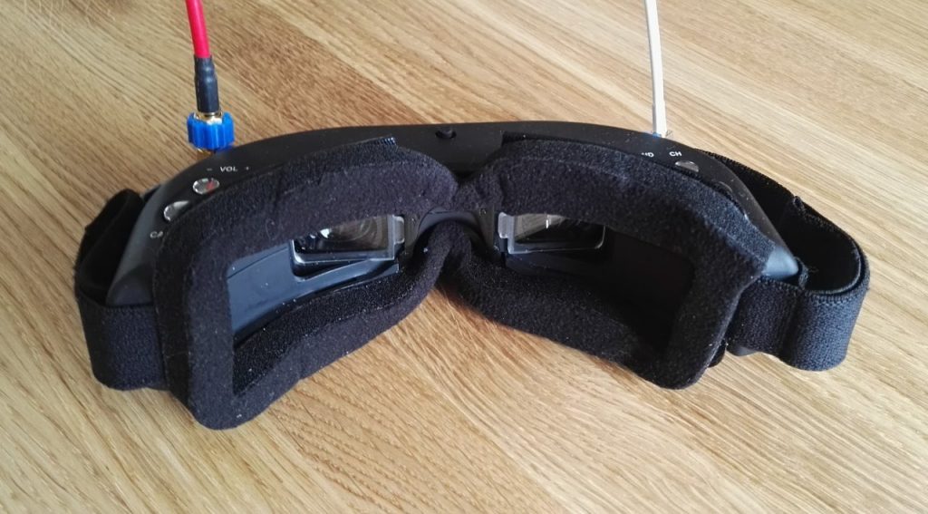 SkyZone SKY-01 with FatShark Foam Pads