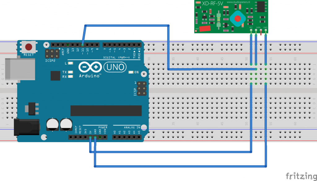 XY-MK-5V receiver Arduino