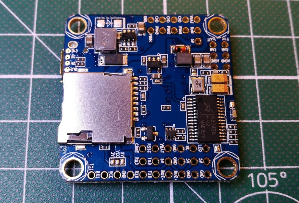 Omnibus F7 flight controller bottom view