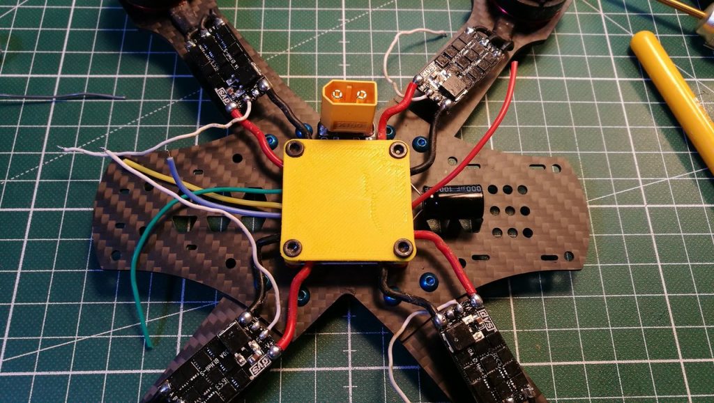 FC gyro Soft Mount with Gyro pads - bottom plate