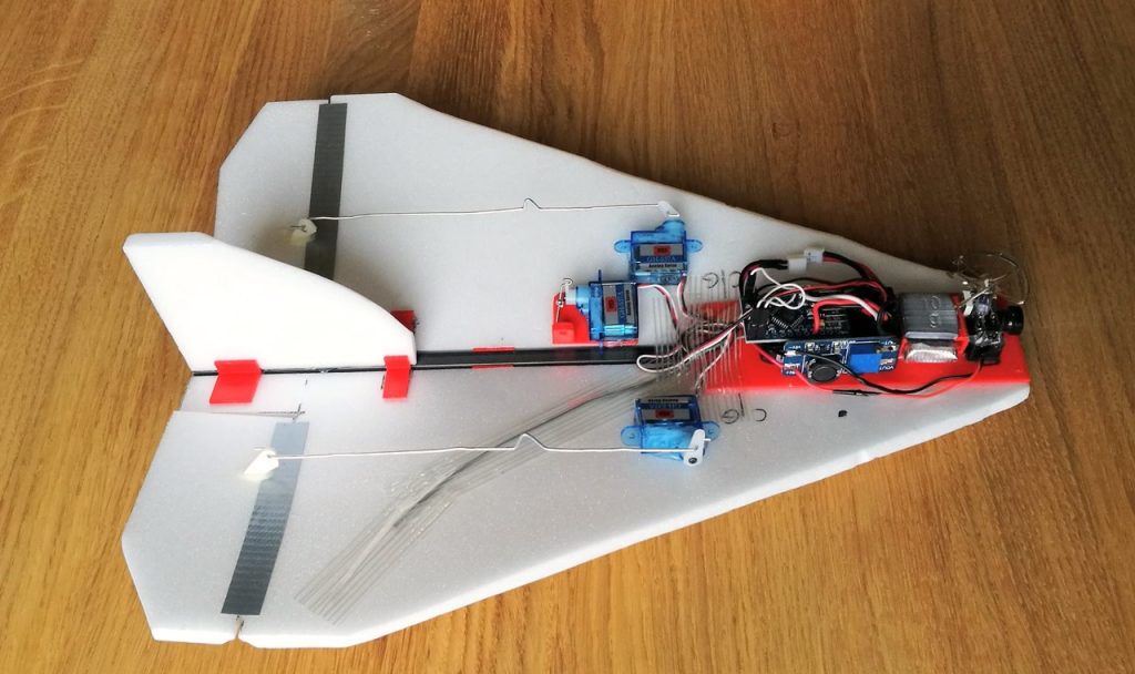 Dropship glider - depron FPV delta glider