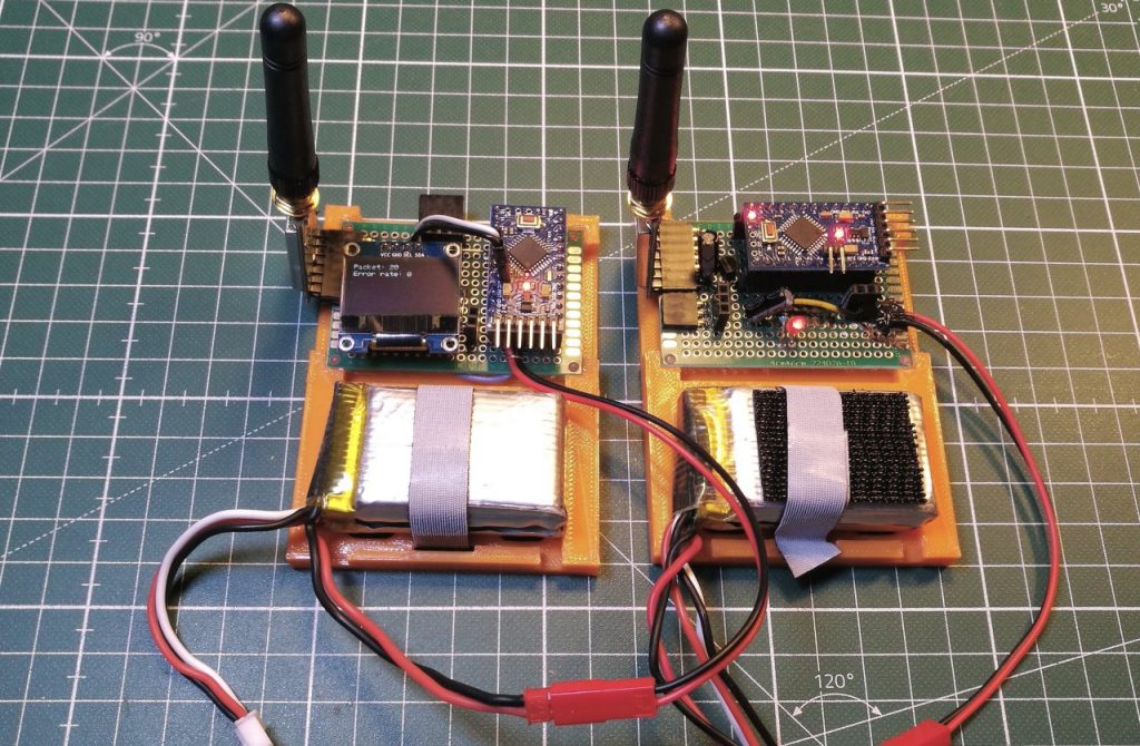 LoRa range testing equipment