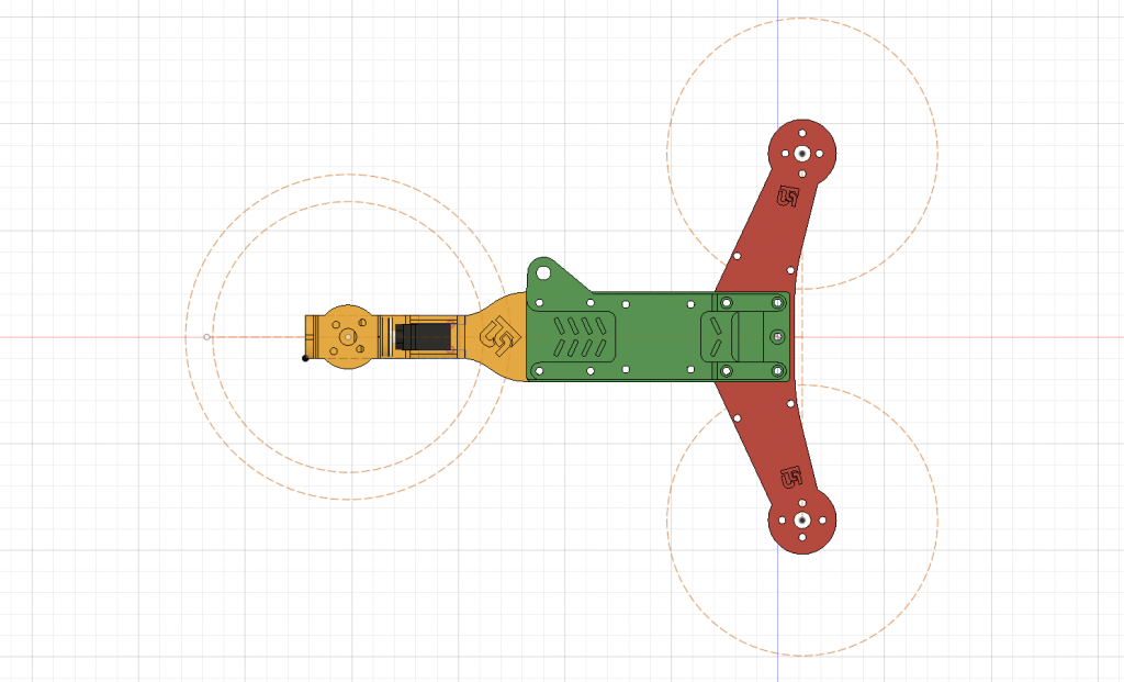 3D Printed Tricopter Drone