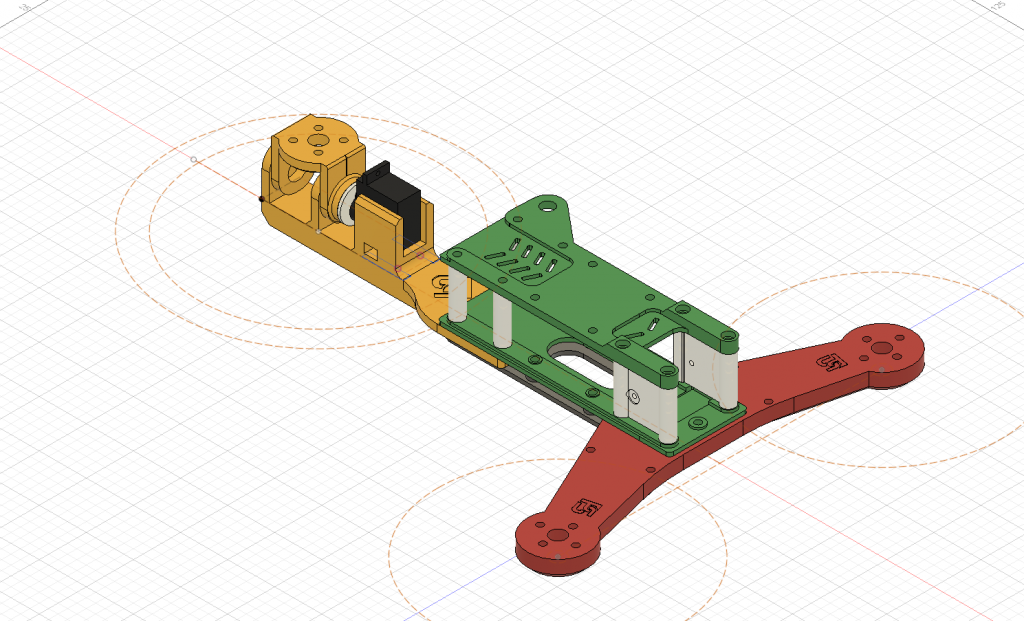 3D Printed Tricopter Drone