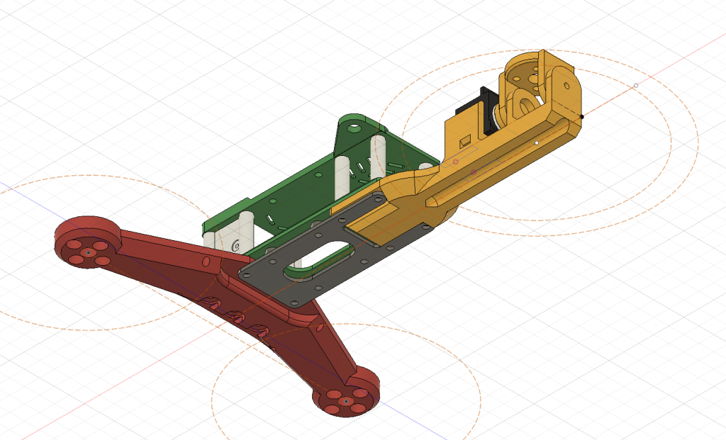 3D Printed Tricopter Drone